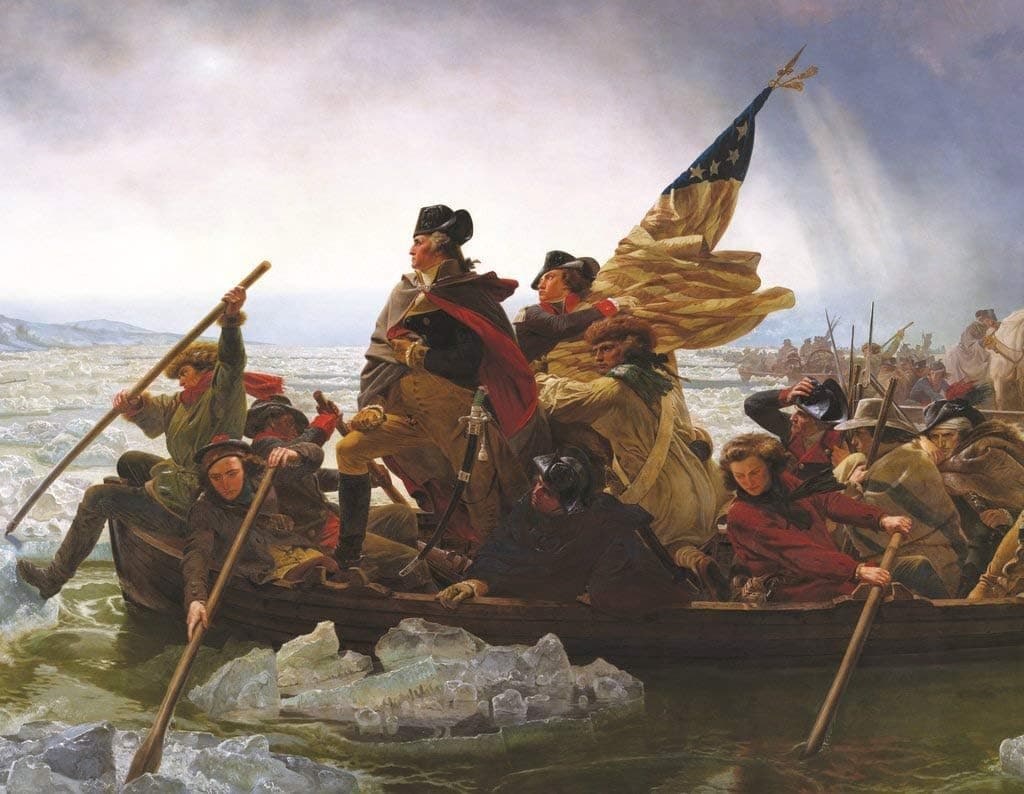 Wooden Jigsaw Puzzle - Washington Crossing The Delaware, 381 Pieces, Made in USA by Nautilus Puzzles