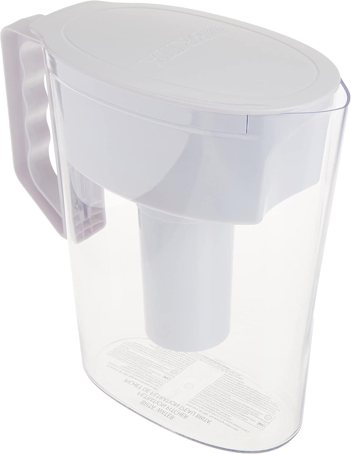 Brita Slim Water Filter Pitcher, 5 Cup food, White