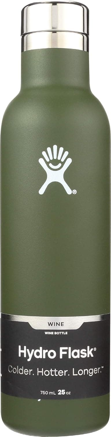 Hydro Flask Wine Bottle Olive 25 Ounce, 1 EA