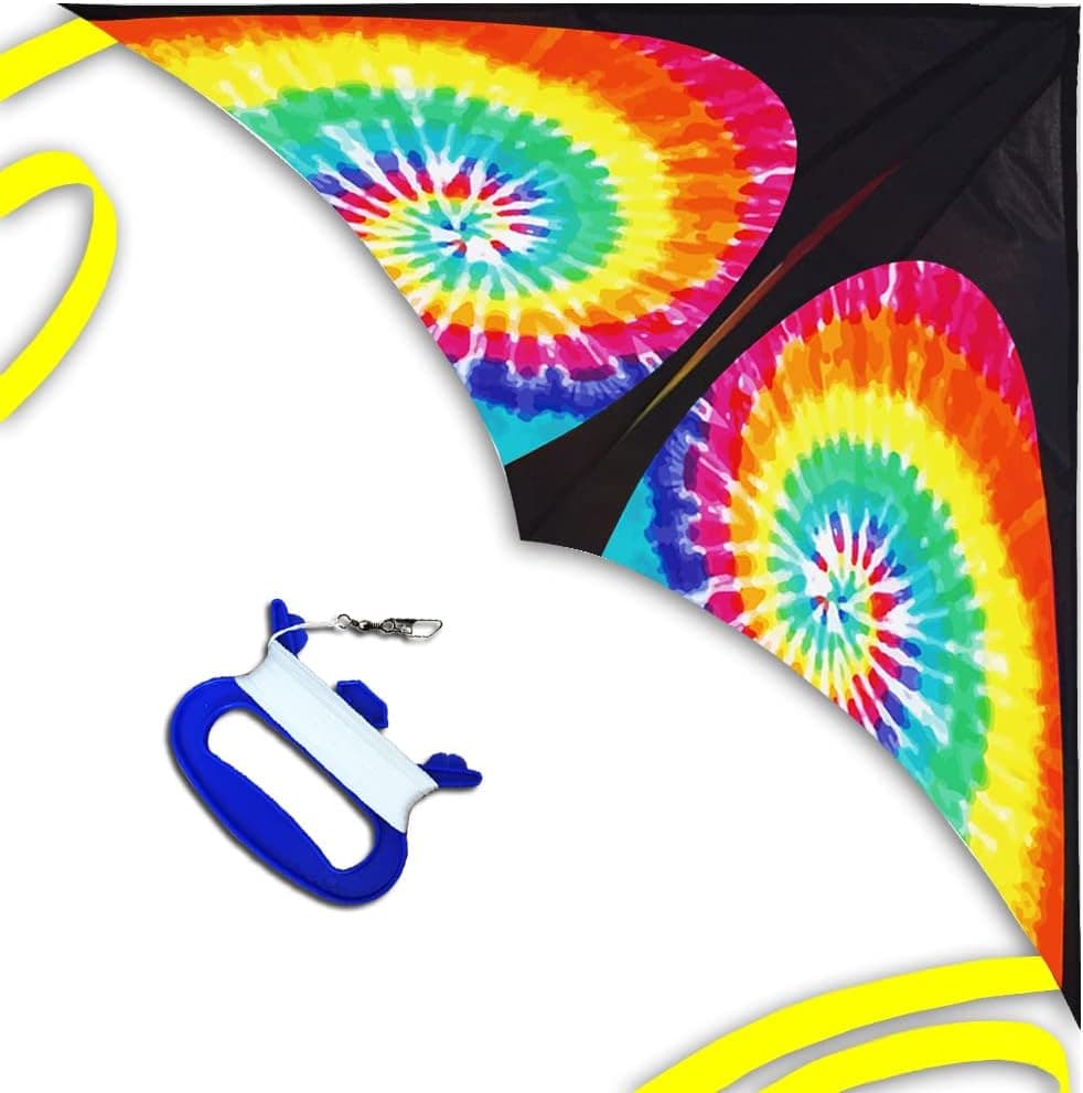 LANRUI Delta Kite for Kids & Adults, Extremely Easy to Fly Kite, Best Kite for Beginner,Kites for Kids Ages 4-8