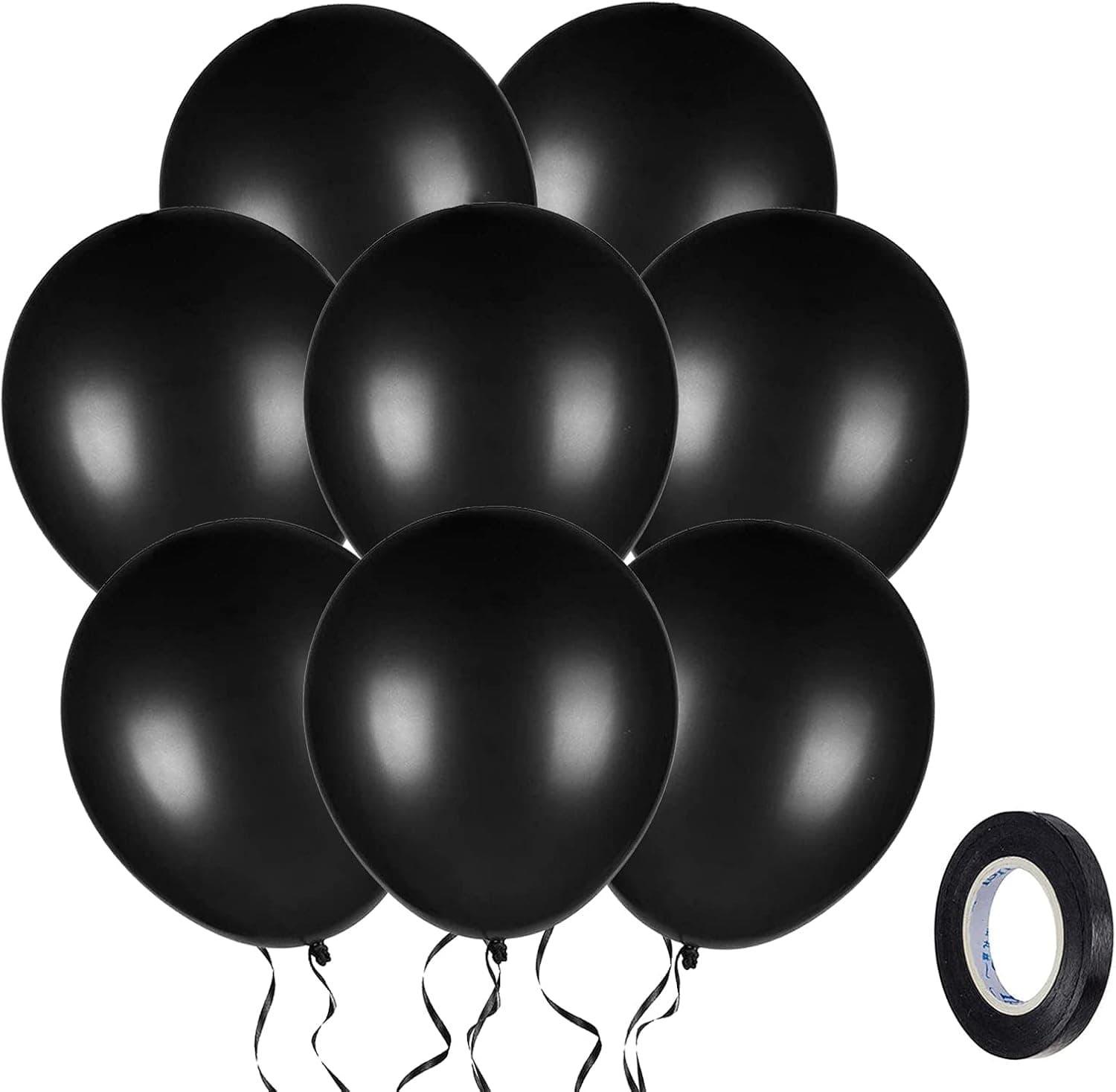 Black Balloons Latex Party Balloons,60 Pack 12 inch Premium Balloons for Wedding,Birthday Halloween Decorations Graduation Anniversary Party Supplies