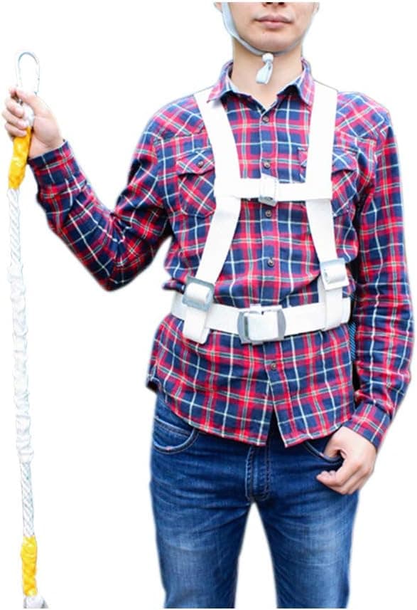 Junsh Fall Arrest Safety Harness with Lanyard, Half Body Fall Protection Safety Harness Kit
