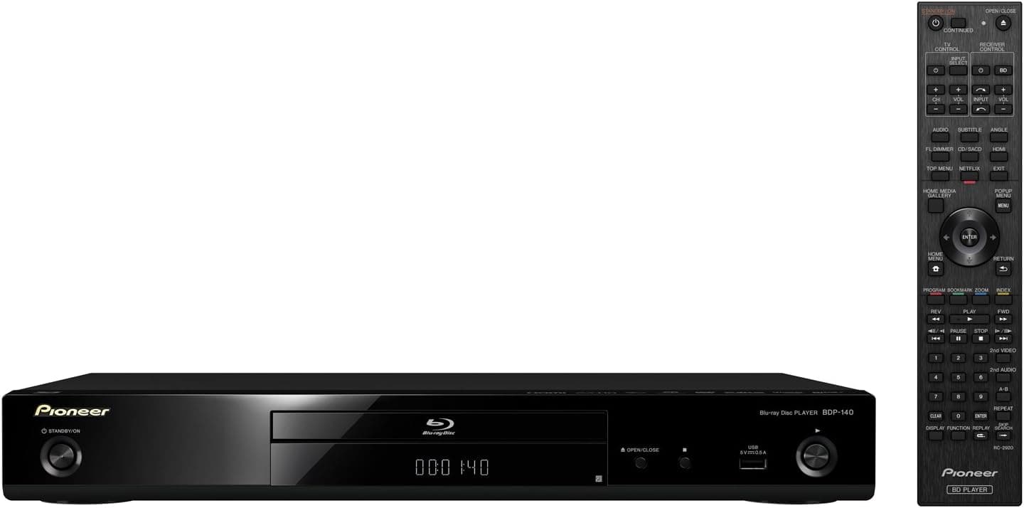 Pioneer BDP-140 Blu-Ray Disc Player - Black