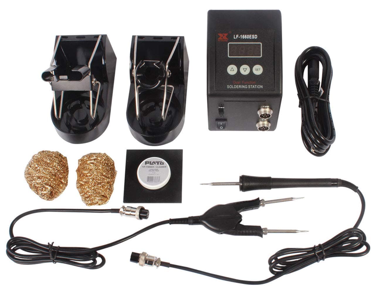 Xytronic Industries LF-1660ESD-SET 70W Dual Function Digital Soldering Station SMD