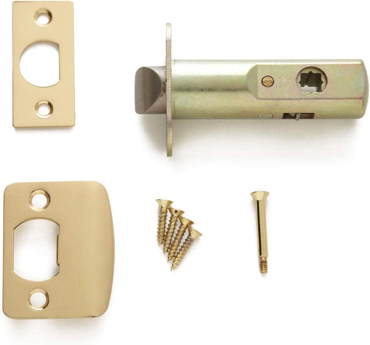 Signature Hardware 908635-238 Tubular Privacy Latch - 2-3/8" Backset