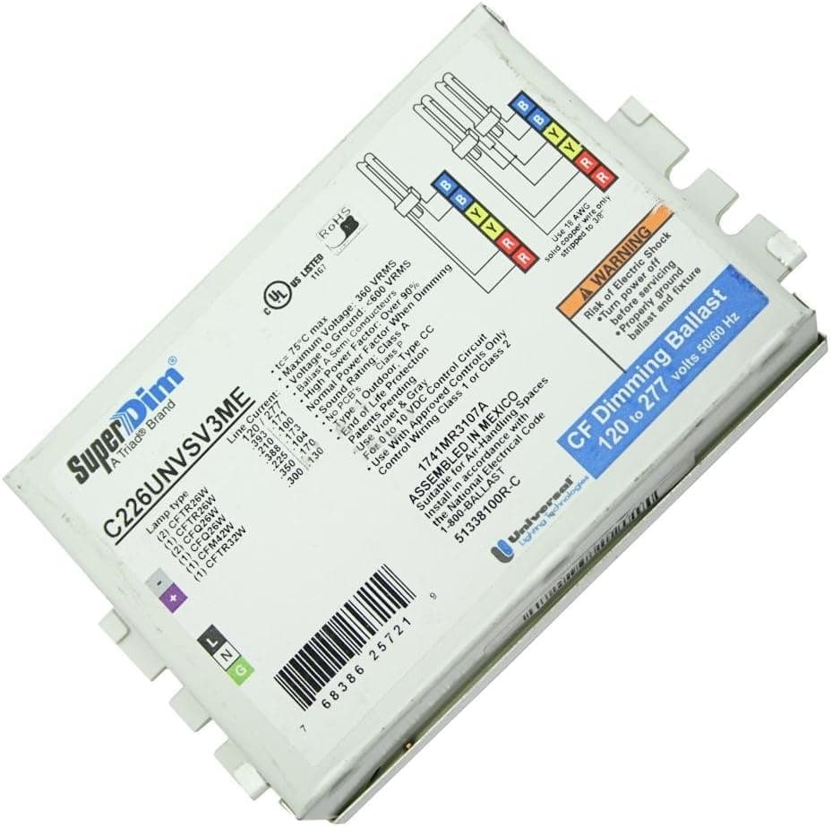 Universal 25718 - C226UNVSV3ME Compact Fluorescent Ballast