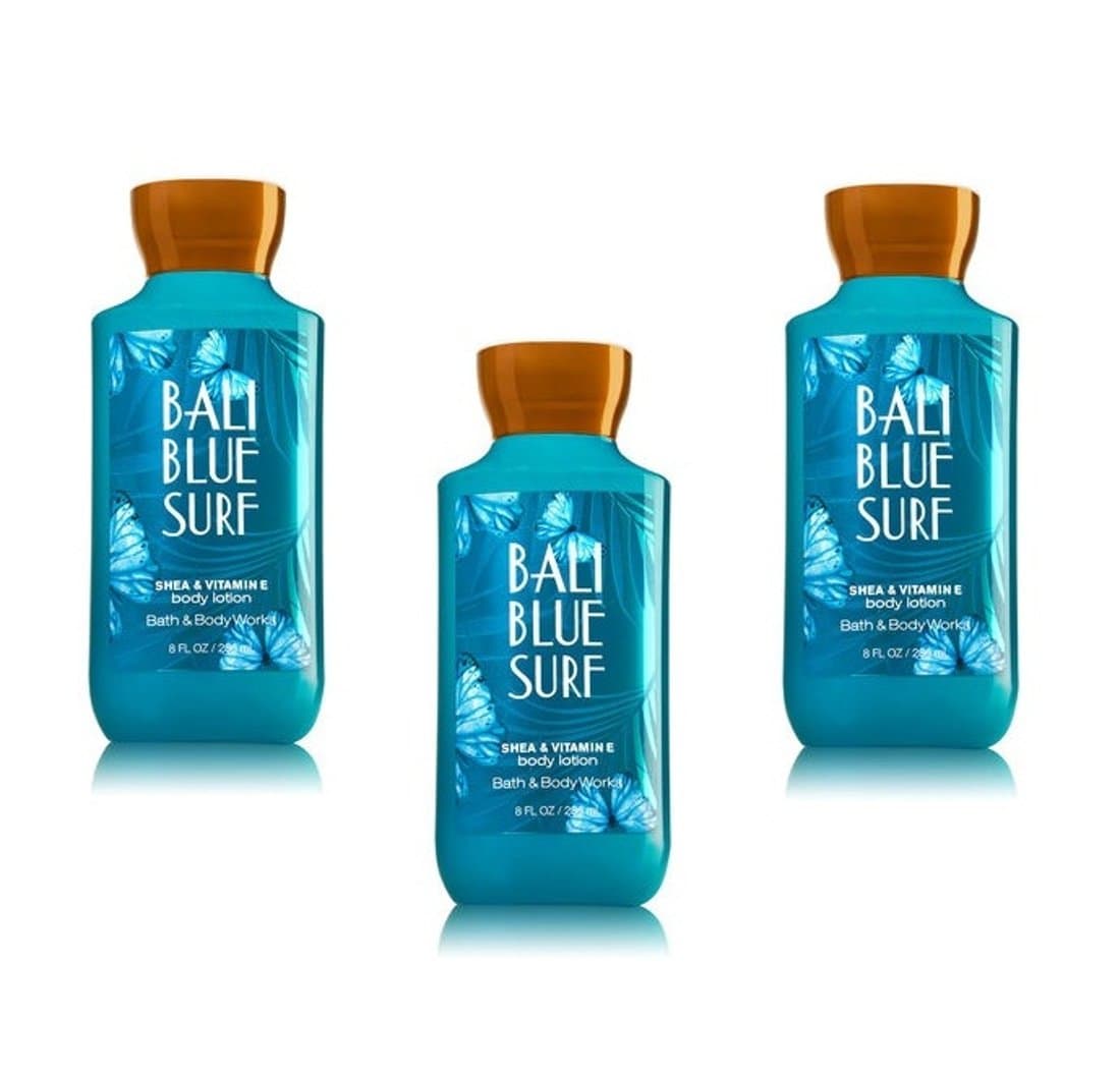 Bath & Body Works Shea & Vitamin E Signature Collection Bali Blue Surf Body Lotion Pack of 3