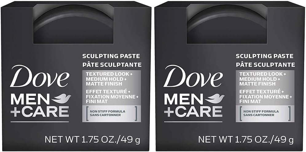 Dove Men+Care Hair Styling, Sculpting Paste, 1.75 oz, 2 Packs