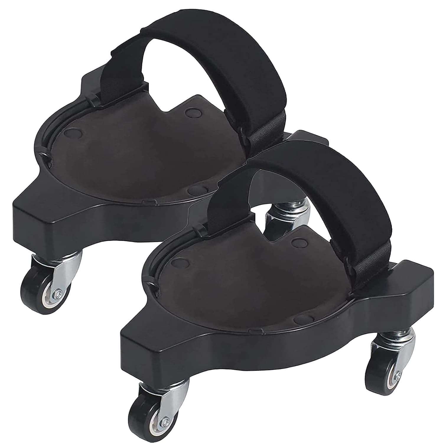 KANEE Rolling Knee Pads Flexible Mobile Universal Wheel Kneeling Pad for Installing Tile Wood Floors Carpeting Painting Low Places Construction Work Auto Detailing Maintenance and Gardening (A Pair)