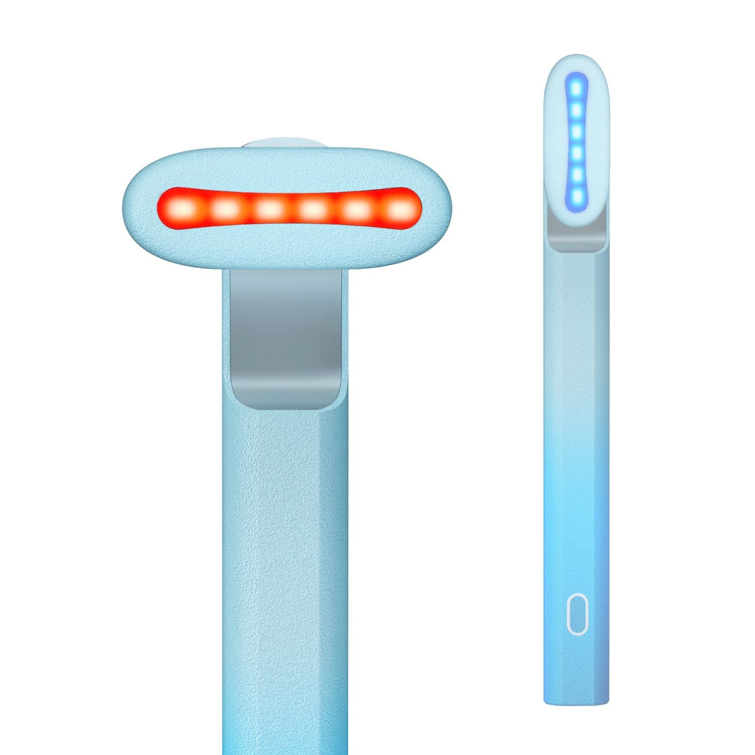 Laduora 5-in-1 Dual Color Facial Wand Single Kit for Face and Neck | Microcurrent Facial Device for Anti-Aging | Advanced Skincare Tool to Lift and Firm Skin. (Turquoise)