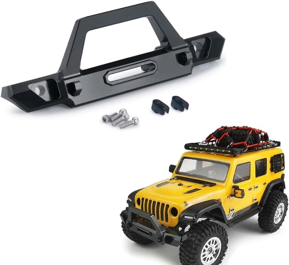 RCLIONS Aluminum Alloy Front Bumper for Axial SCX24 AXI00002 1/24th RC Crawler Truck Car Upgrades