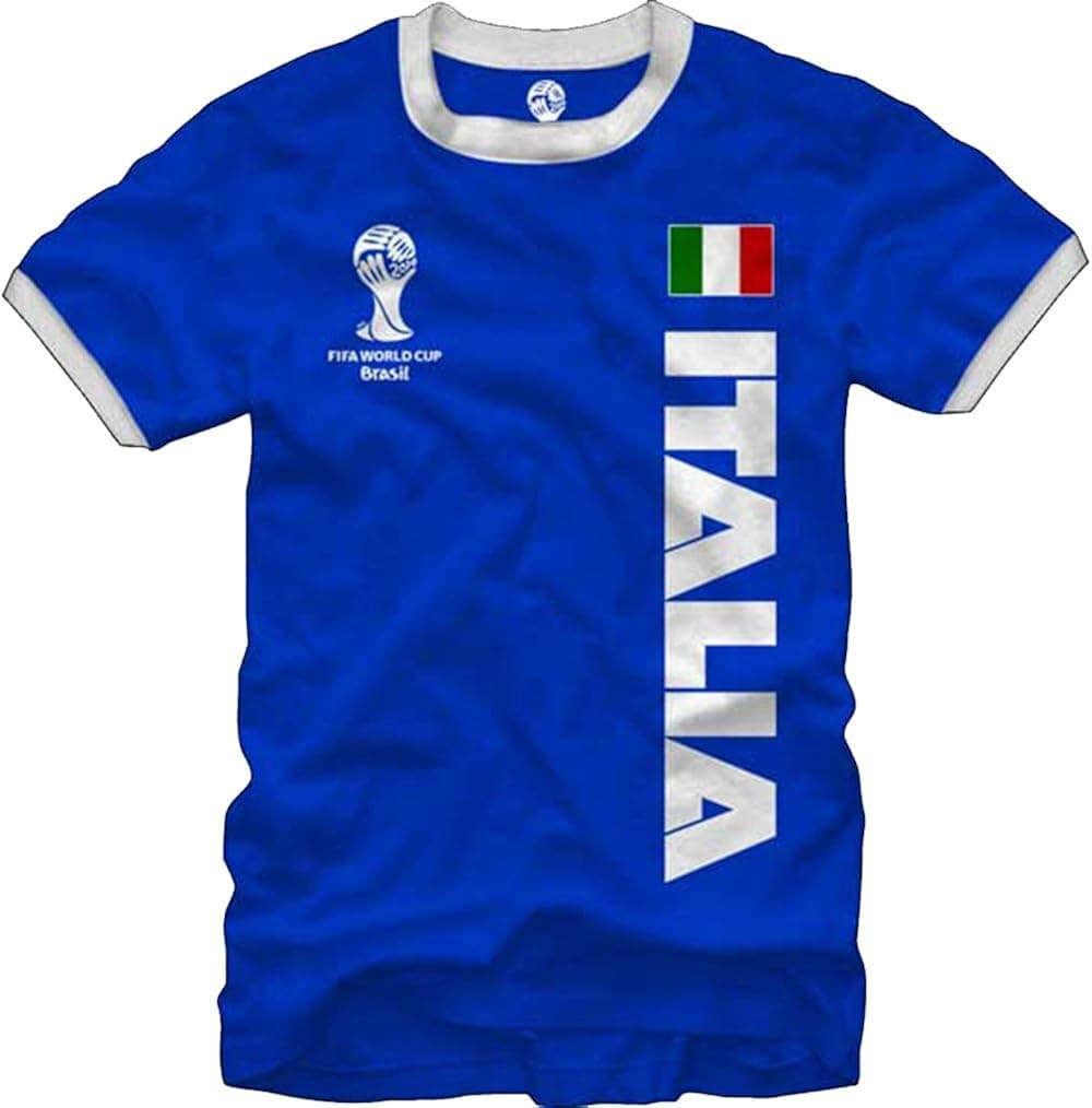 FIFA World Cup Soccer - Italy Italia - Ringer T-Shirt