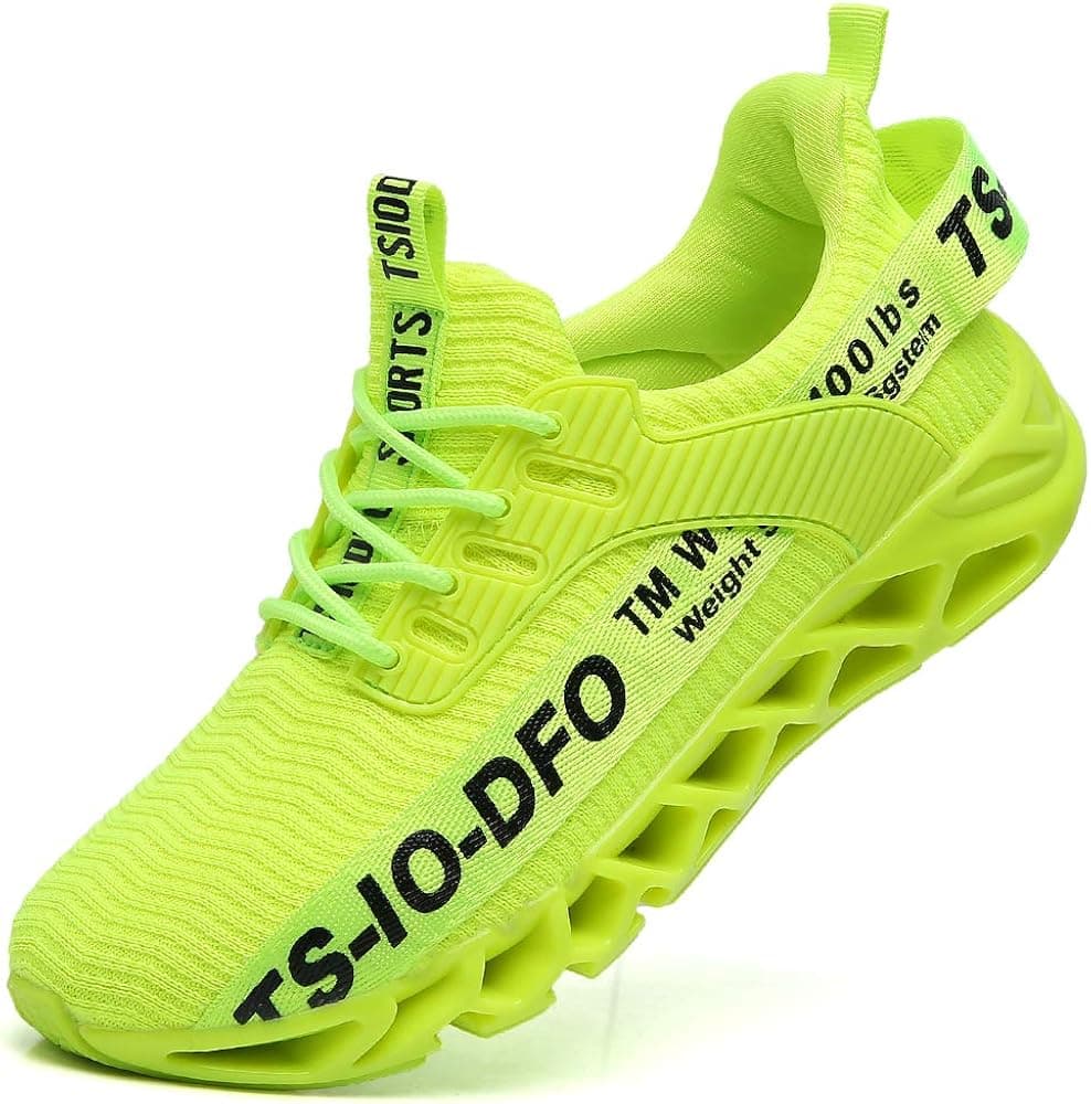 FRSHANIAH Men Athletic Shoes Breathable Running Shoes Non-Slip Fashion Sneakers