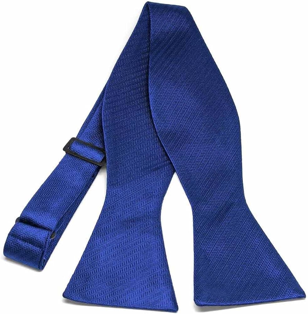 tiemart Herringbone Silk Bow Tie