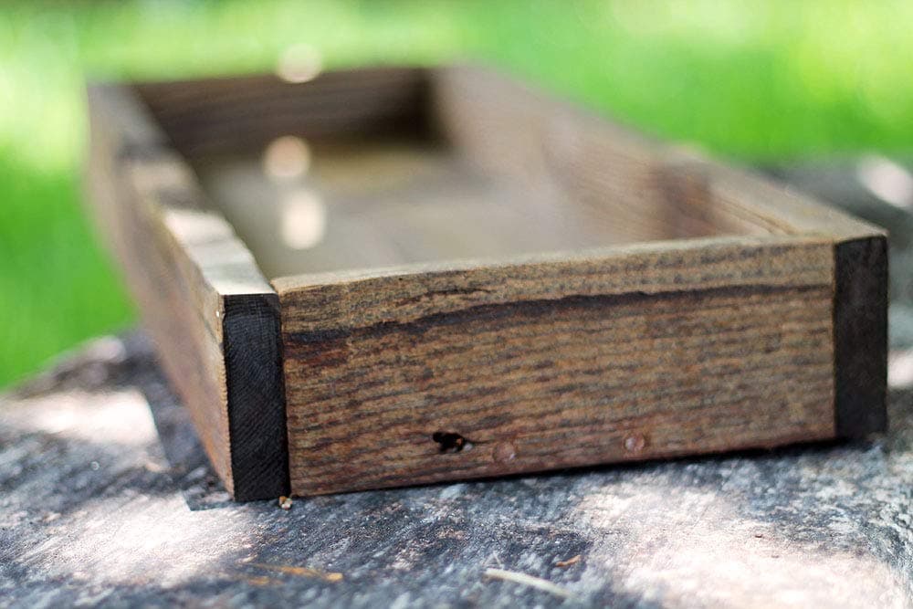20" Rustic Mini Planters Box (2" T)