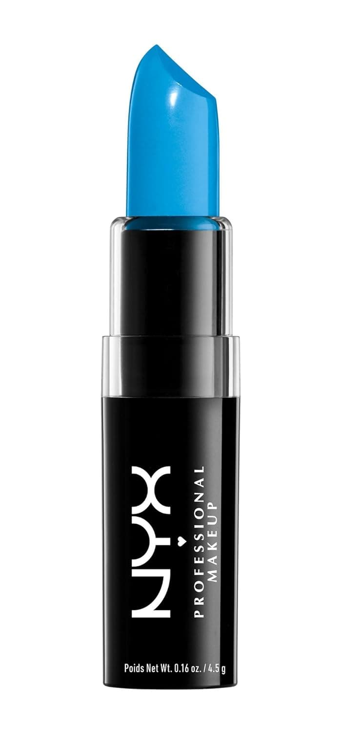 NYX Macaron Pastel Lippies Lipstick -Blue Velvet : MALS04 "Electric Blue" 4.5 g