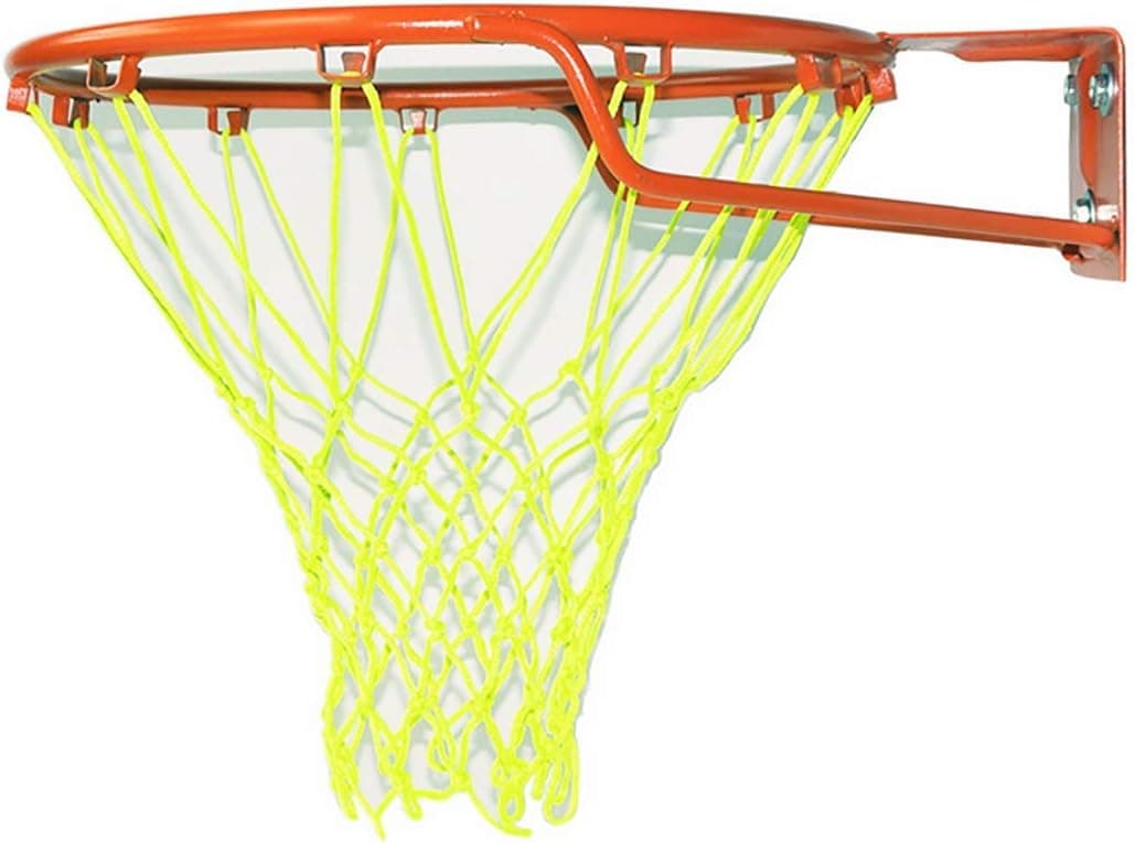 Ucomeuni Durable Heavy Duty Outdoor Basketball Net Glow in The Dark,Portable Nylon Sports Basketball Rim Hoop Net