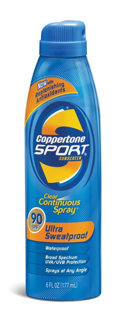 Coppertone Sport C-spray SPF 100+ with Antioxidants, 6-Fl Oz(Pack of 3)