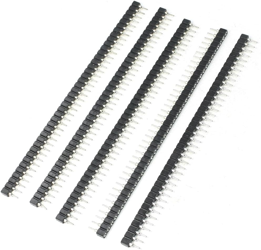 uxcell 2.54mm Pitch Straight 40 Pins PCB IC Socket Connector 5 Pieces