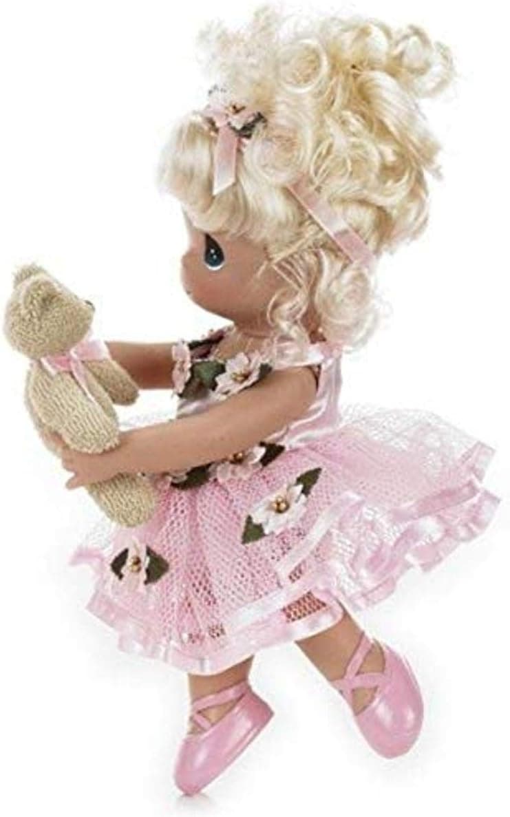 The Doll Maker Precious Moments Dolls, Linda Rick, Dance with Me, Ballerina, Blonde, 9 inch Doll
