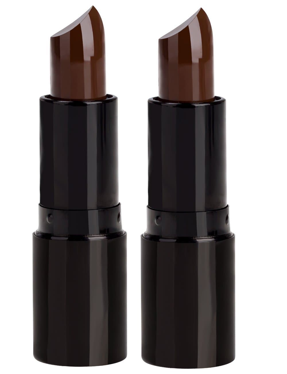 Professional Hair Chalk Lipstick Hair Color Pen Non-toxic Olive Oil In Cover White Crayon Temporary Hair Dyeing (2 Packs-Coffee-Coffee)