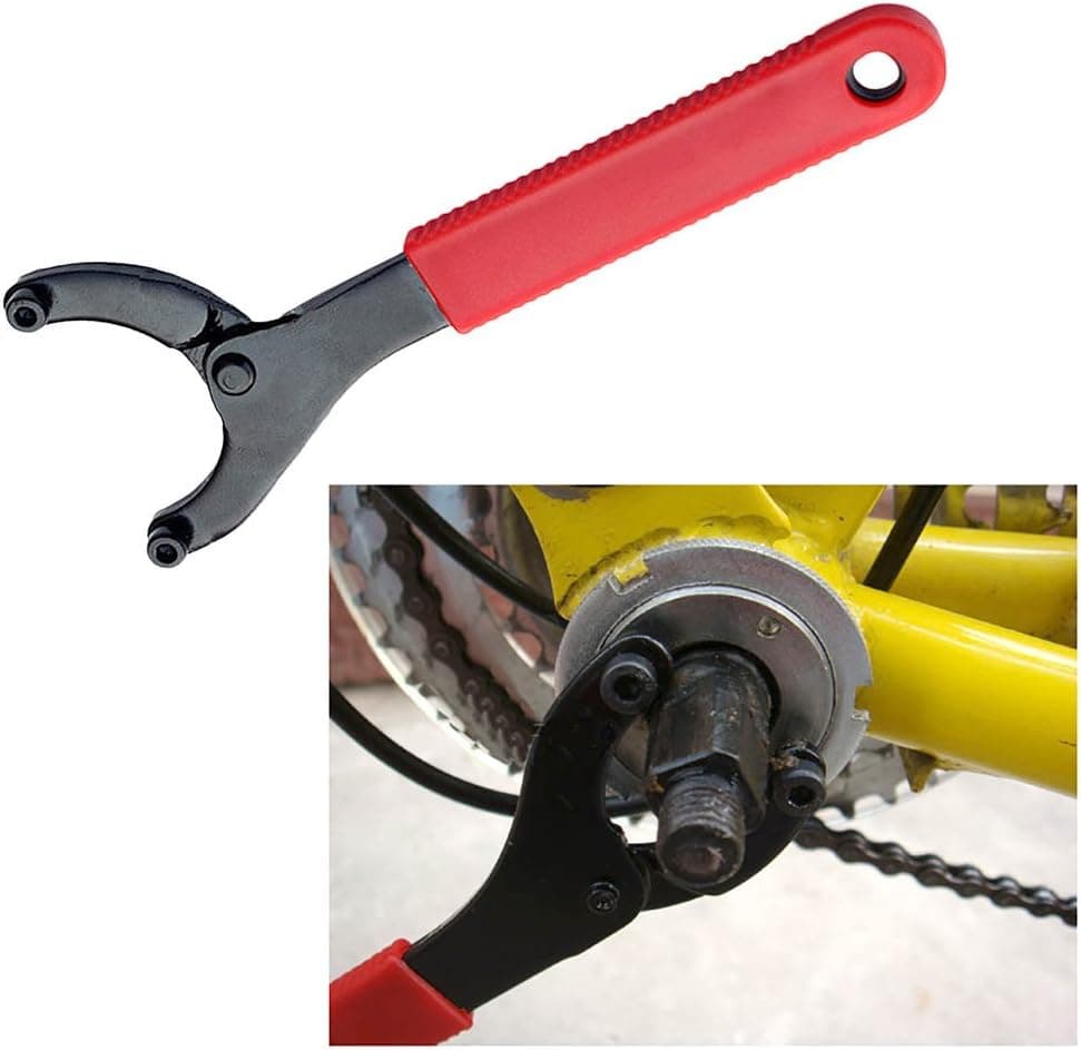 VANKER Bicycle Bike Adjustable Cone Bottom Bracket Wrench Sprocket Remover Repair Tool