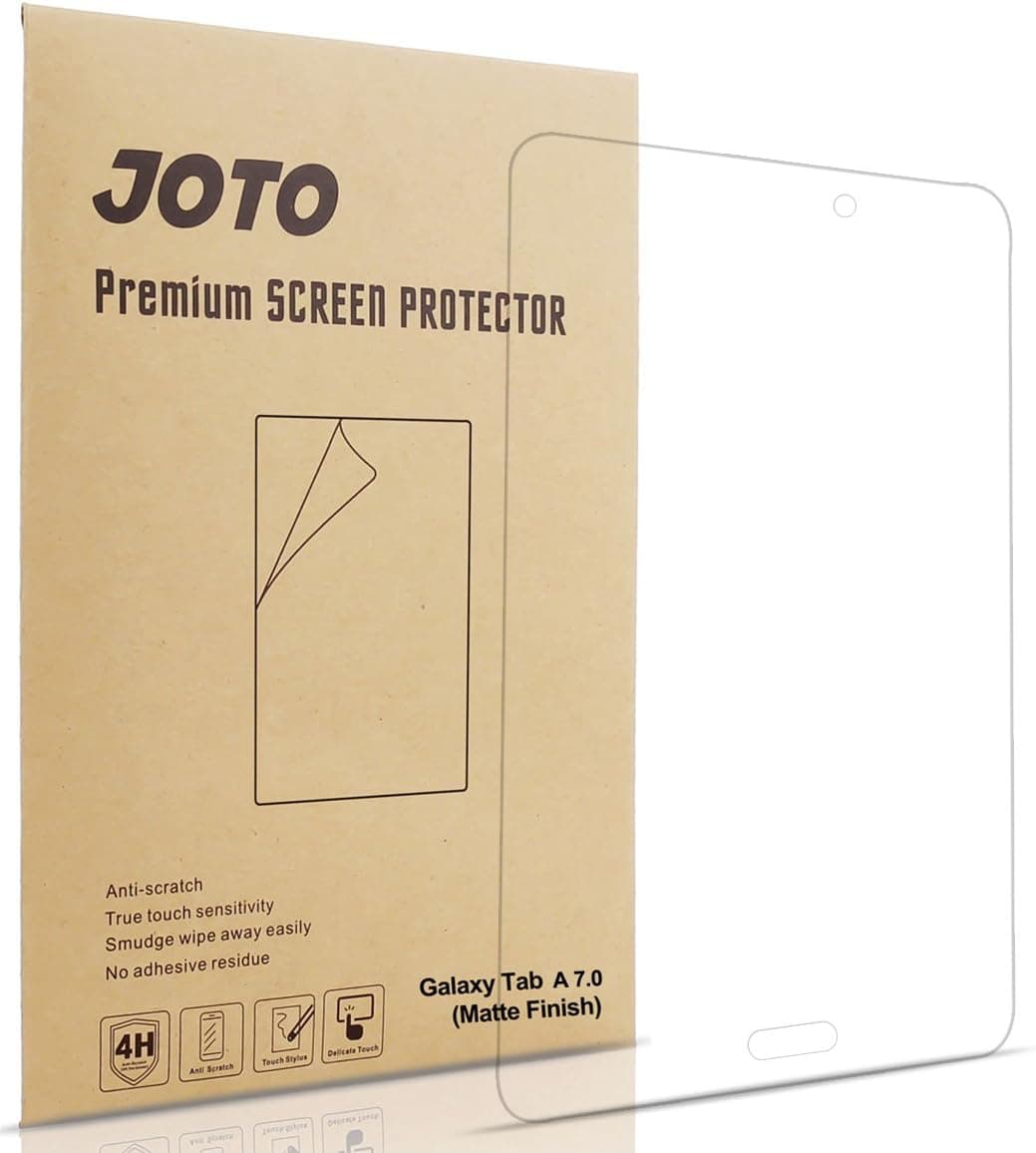 JOTO Galaxy Tab A 7.0 Screen Protector Film, Anti Glare, Anti Fingerprint (Matte Finish) Version Screen Protector Film Guard for Galaxy Tab A 7.0 inch Tablet SM-T280 SM-T285 (3 Counts)