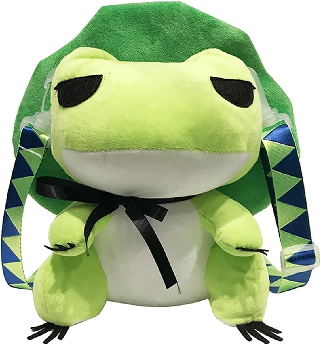 Mfacl Plush Backpack Plush Bag Stuffed Toys Backpack Travel Frog Japanese Anime Plush Backpack Children Bags Cute Stuffed Animal Toy Doll for Girls Youth Birthday Gifts, Green, 15 x 23 x 12cm