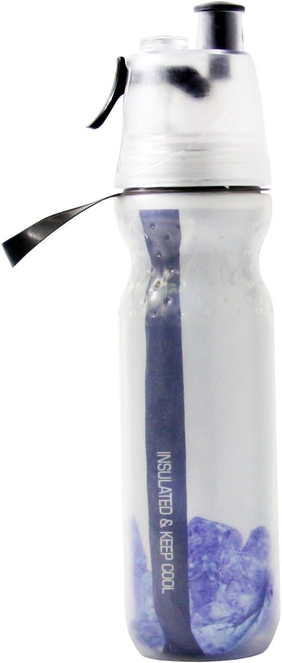 KORAMAN Portable Leak Proof Outdoor 16.9 oz Double Wall Cycling Insulated Spray Water Bottle Cooling Bottles