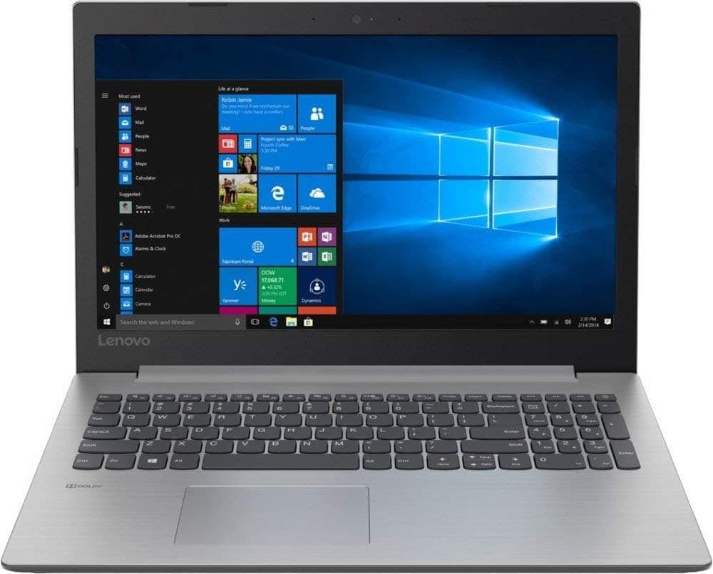 2020 Flagship Lenove Ideapad 330 15.6? HD Business Laptop Intel Quad-Core Celeron N4100 2.4GHz 4GB RAM 2TB HDD DVD-RW HDMI USB 802.11ac Bluetooth 4.1 Webcam Dolby Audio Win 10 (Platinum Gray)