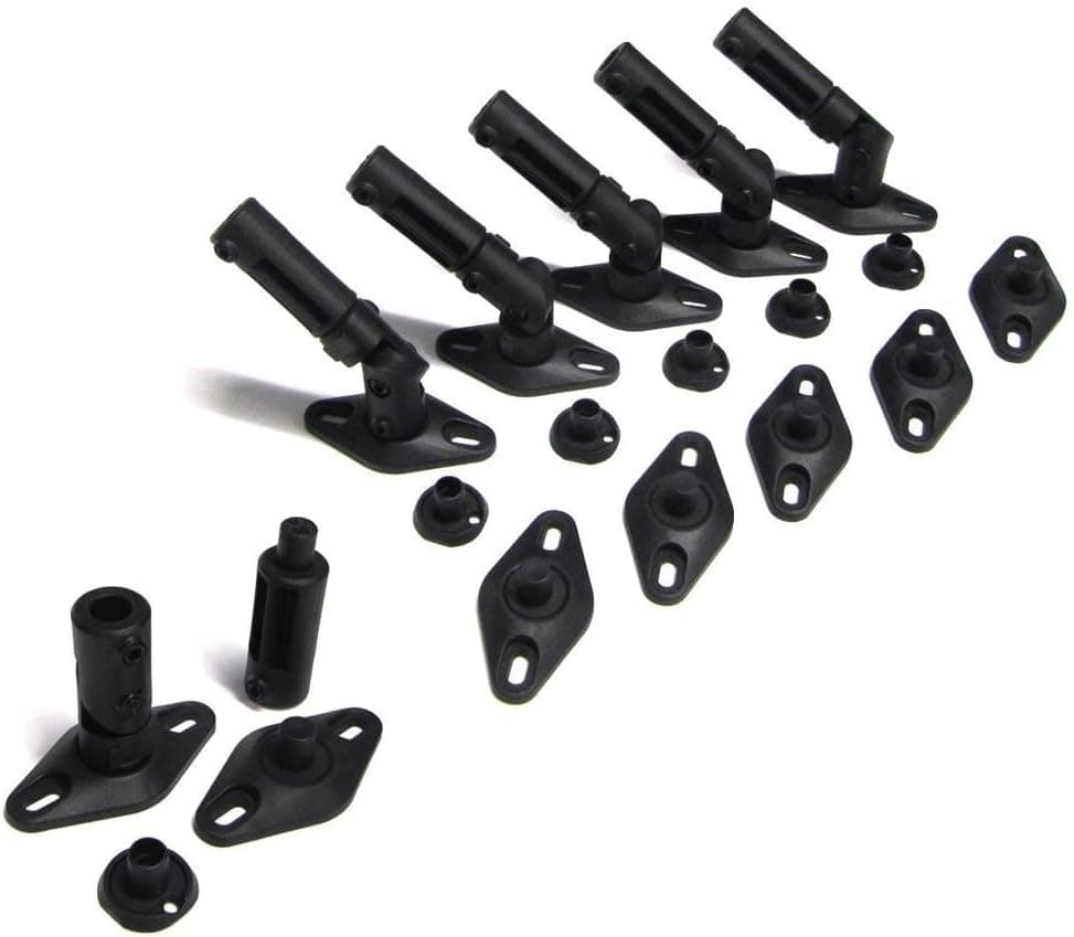 Etekcity 025706341875 Etekcity Deluxe Universal Speaker Mounts/Brackets for Walls or Ceilings