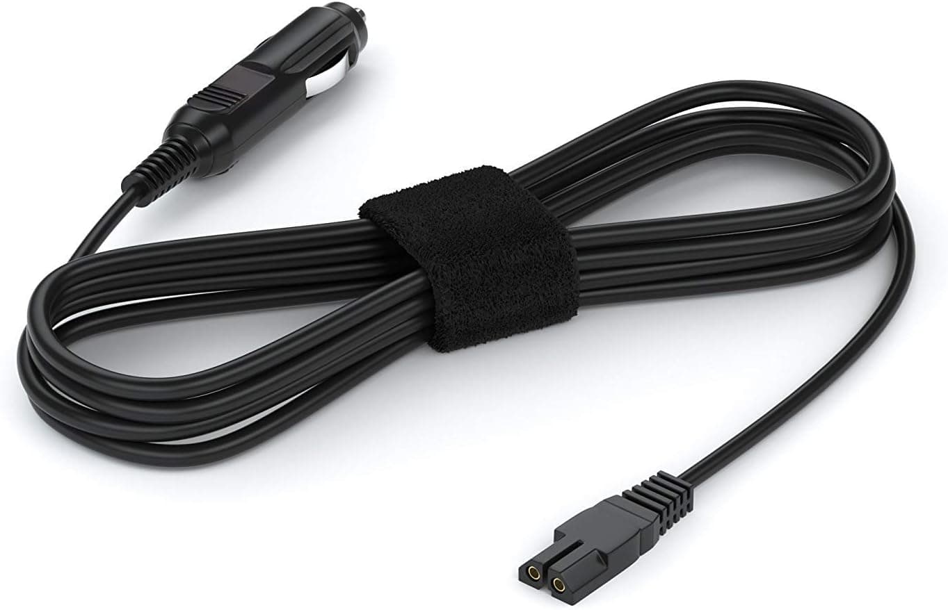 Pwr 12V DC-Power-Cord 25121 for Igloo Cool Chill, Igloo Kool Mate, Igloo Iceless TE Cooler Replacement Car Charger Power Adapter Extra Long Cord Travel USA Business - Check Plug Photo!
