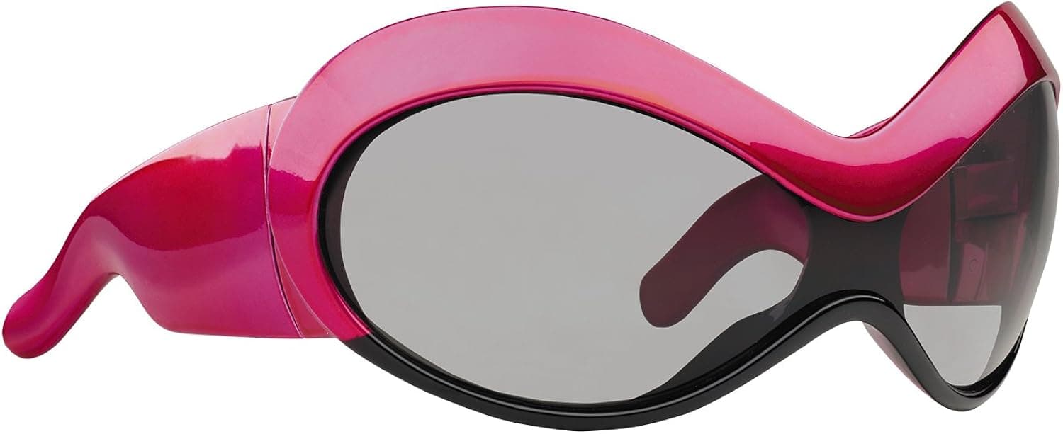 Disguise Women's Saban Mighty Morphin Pink Ranger Glasses Costume Accessory