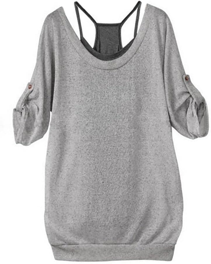 Diamondo Punk Style Two-piece Hollow Out Back Crossover Waistcoats T-shirt (S)