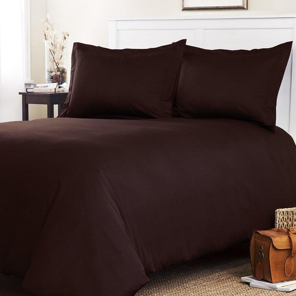Roxbury Park T300 Full/Queen Duvet Set, Chocolate