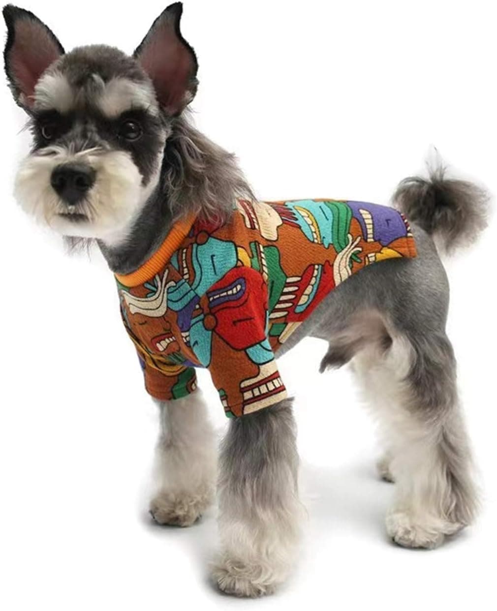 STYLEAGAL Dog Shirt, Hip hop Cool Style Dog Shirt, Pure Cotton Texture Breathable and Elastic for Small and Medium Dogs (X-Large)