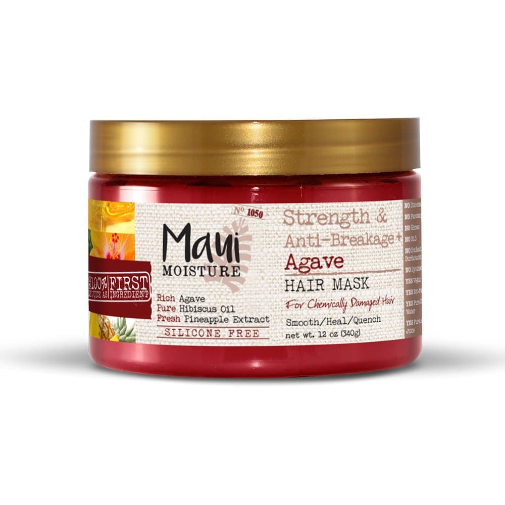 Maui Moisture Strength & Anti-Breakage + Agave Nectar Hair Mask, 12 Ounce