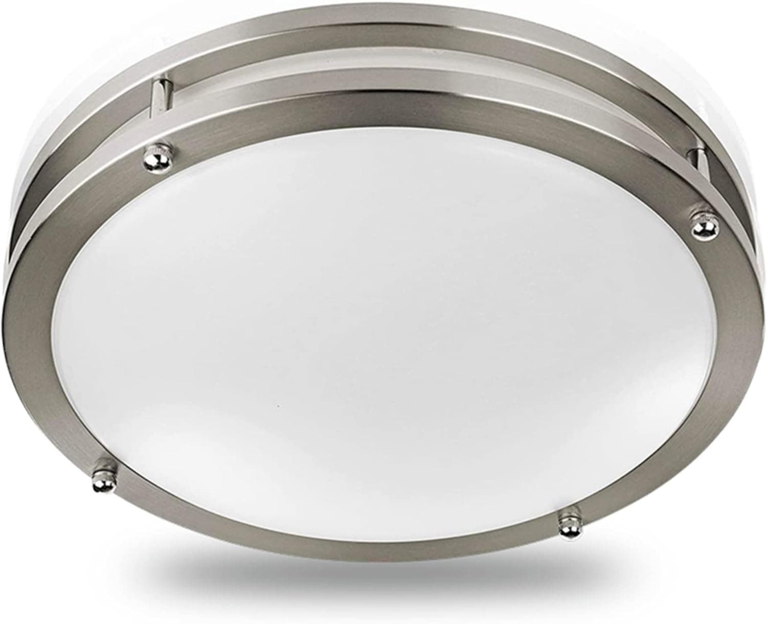 Sleeklighting Modern Flush Mount Dimmable LED Ceiling Light UL & Energy Star (16” inch) 24Watt - 1700 Lumens, 3000K Soft White Glow - 50,000 Hours Life Span - Easy to Install - 80% More efficient