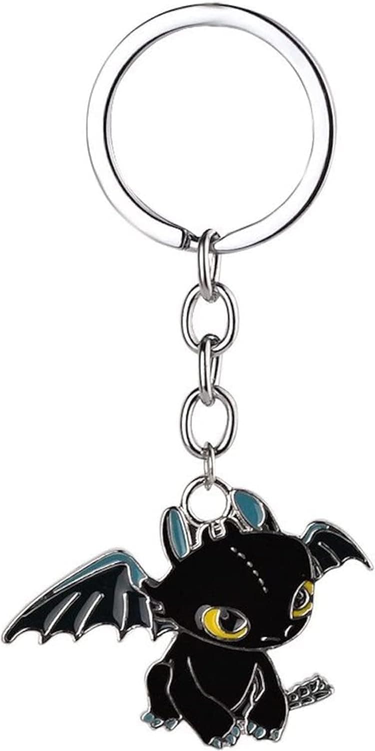 Dragon Pendant Charm Keychain - Metal