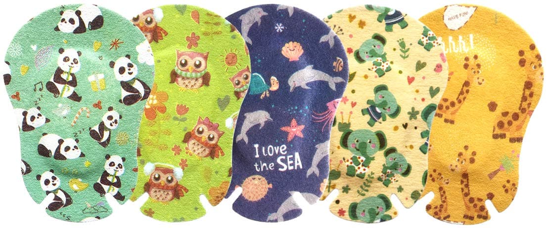 Egool Eye Patches for Kids, Treatment of Lazy Eye (Amblyopia), 5 Cute Animal Patterns, 50 Pack Individually Wrapped, Regular Size for Boys and Girls