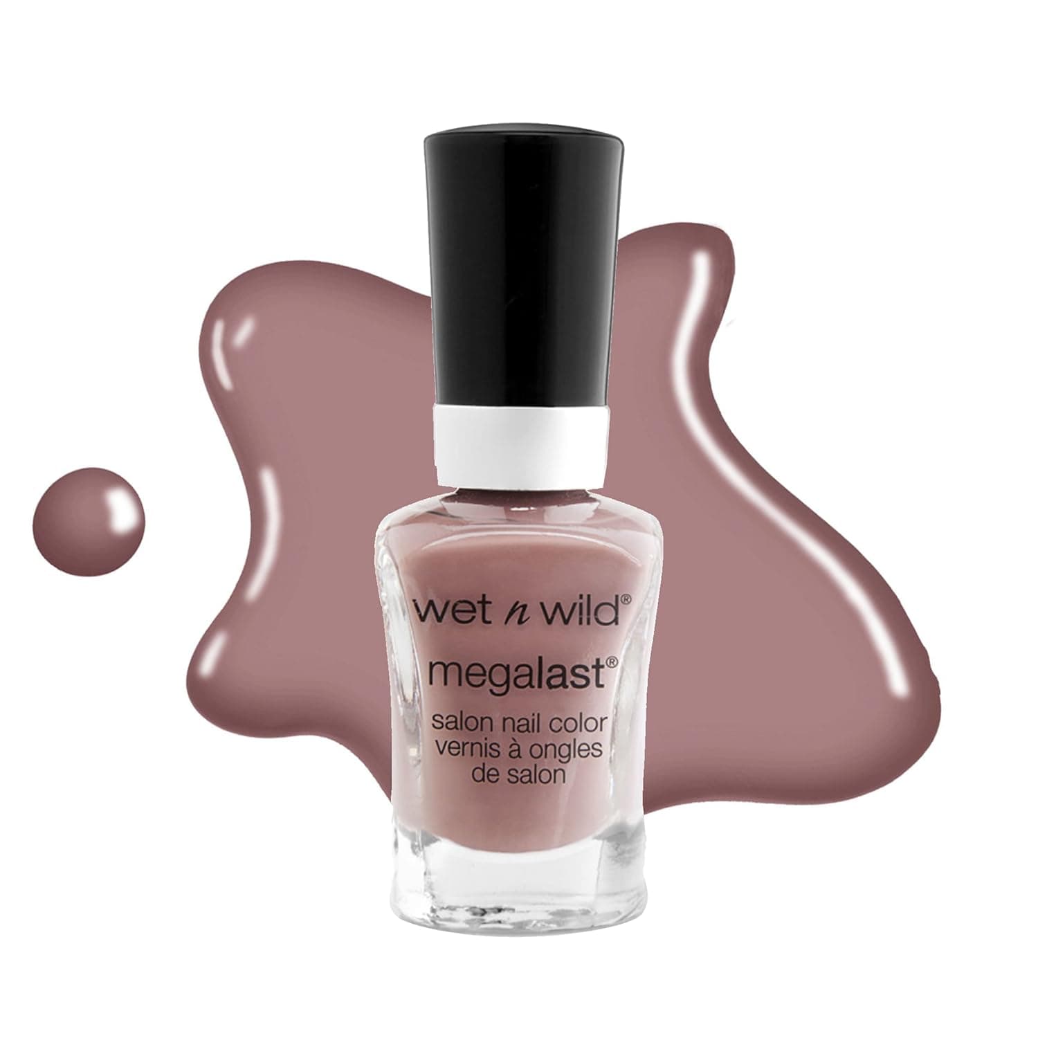 wet n wild Megalast Nail Color, Wet Cement, 0.45 Fluid Ounce