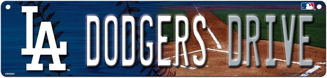Rico MLB Los Angeles Angels High-Res Plastic Street Sign