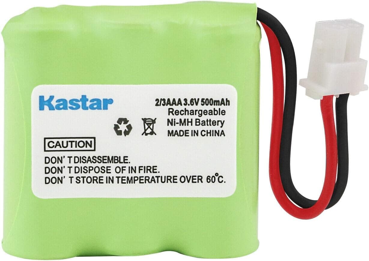 Kastar 1-Pack 3.6V 500mAh Ni-MH Battery Replacement for Radio Shack 239070, 239081, 9601834, SANIK 3SN2, 3SN3AAA30HSJ1 S60530 Southwestern Bell S60530 Cordless Phone, Eton FRX2 Weather Radio