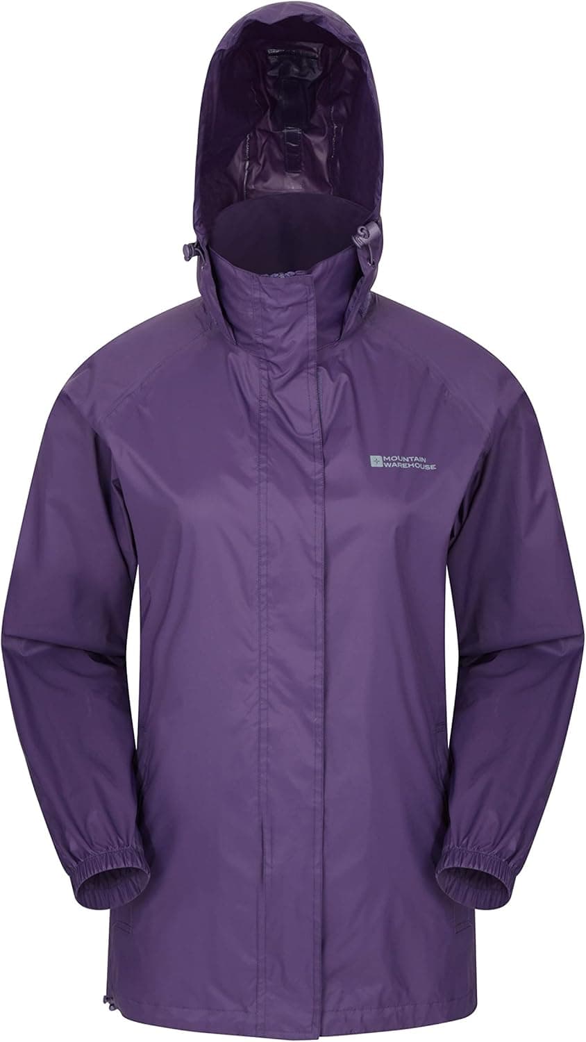 Mountain Warehouse Pakka Womens Waterproof Rain Jacket – Packable