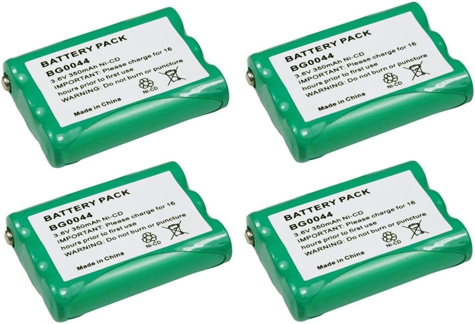 4 Pack Fenzer Replacement Cordless Phone Rechargeable Battery for Empire CPH-505 CPH505