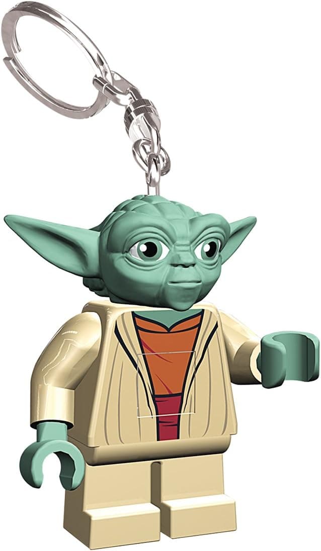 IQ Lego Star Wars Yoda LED Keychain Light - 2.25 Inch Tall Figure