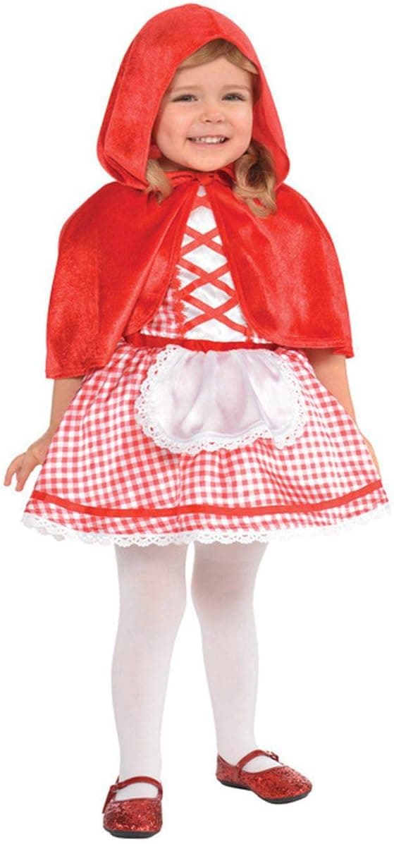 Amscan 848190 Baby Little Red Riding Hood Costume, 12-24 Months