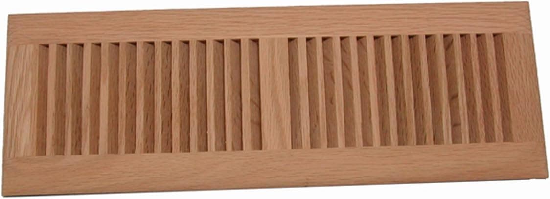 Red Oak Hardwood Floor Vent 4 X 14 Drop-in Insert Unfinished