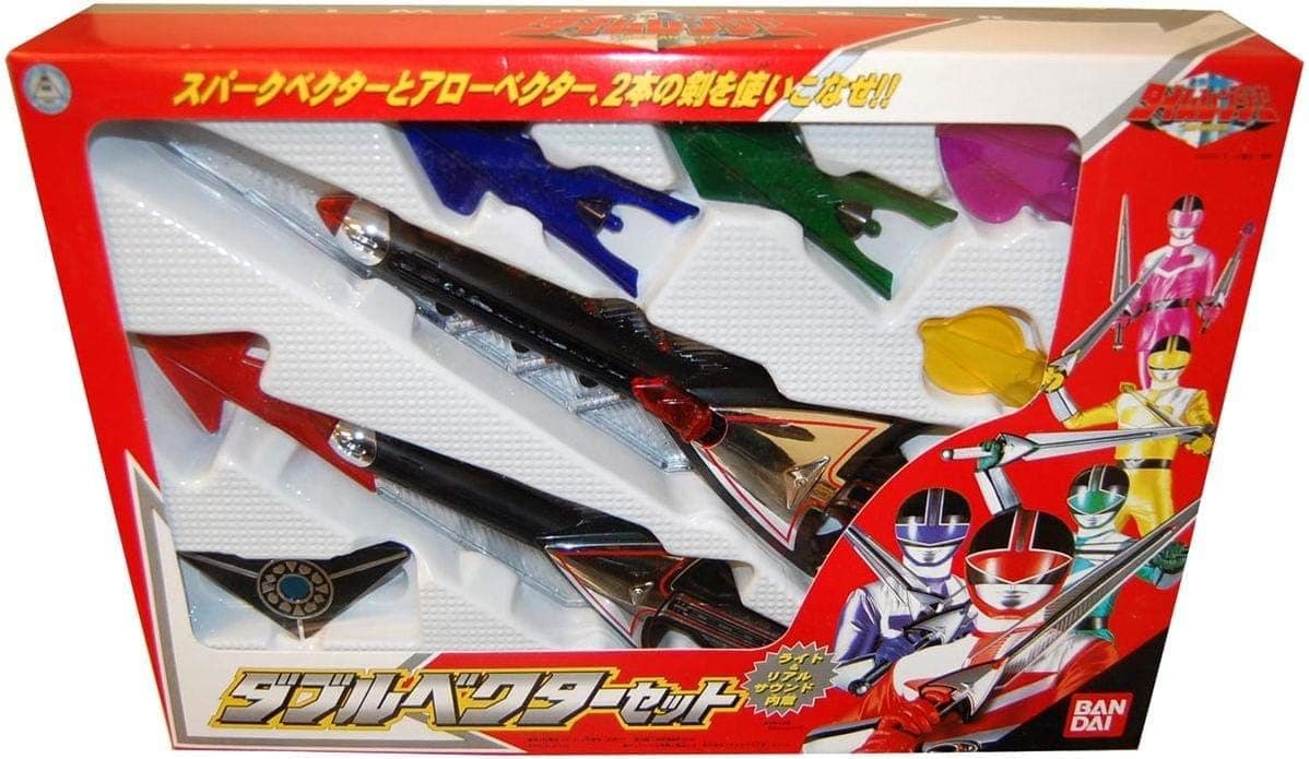 Japan Bandai Power Rangers Timeranger Time Force Double Vector Weapon Set New
