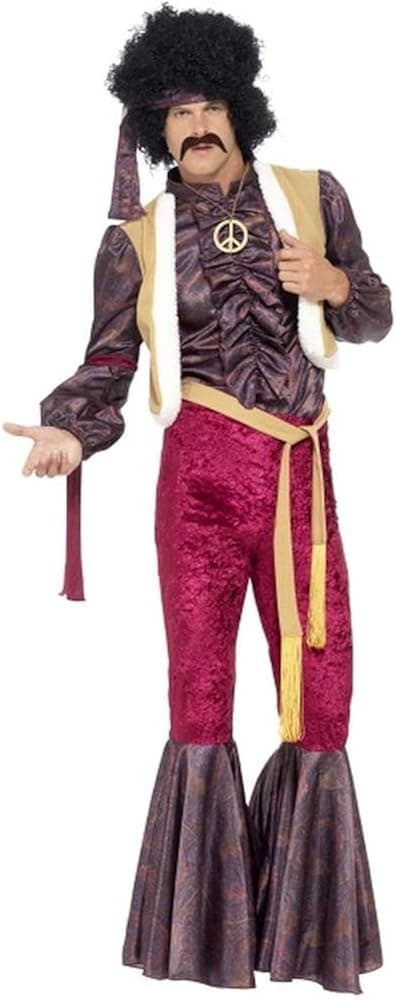 Smiffy's Men's 70's Psychedelic Rocker Costume